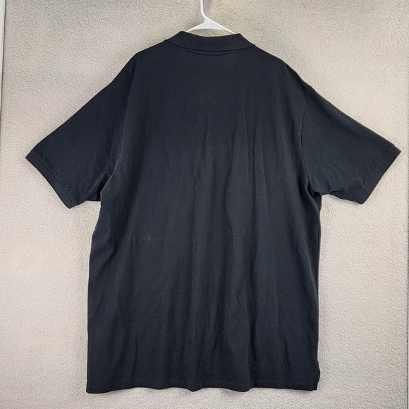 Polo Ralph Lauren Pique Polo Shirt Mens 3XLT Black Red Pony Classic Preppy - Picture 8 of 9